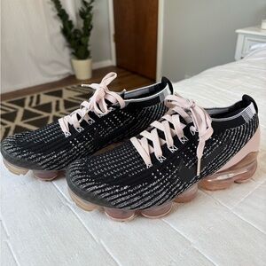 Nike Air VaporMax Flyknit 3 Black Barley Rose